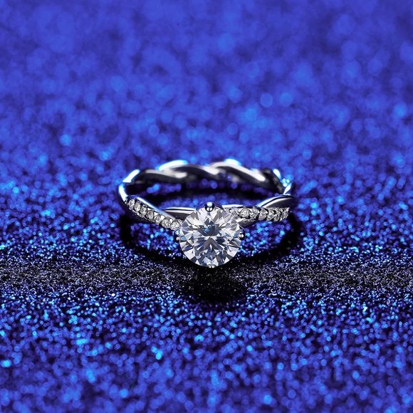 Certified 1ct. t.w. Diamond Brilliant Cut Engagement Ring - Picture 3 of 16